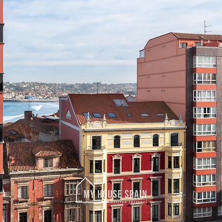 Myhousespain - Radiante Piso Junto A La Playa Gijon Bagian luar foto