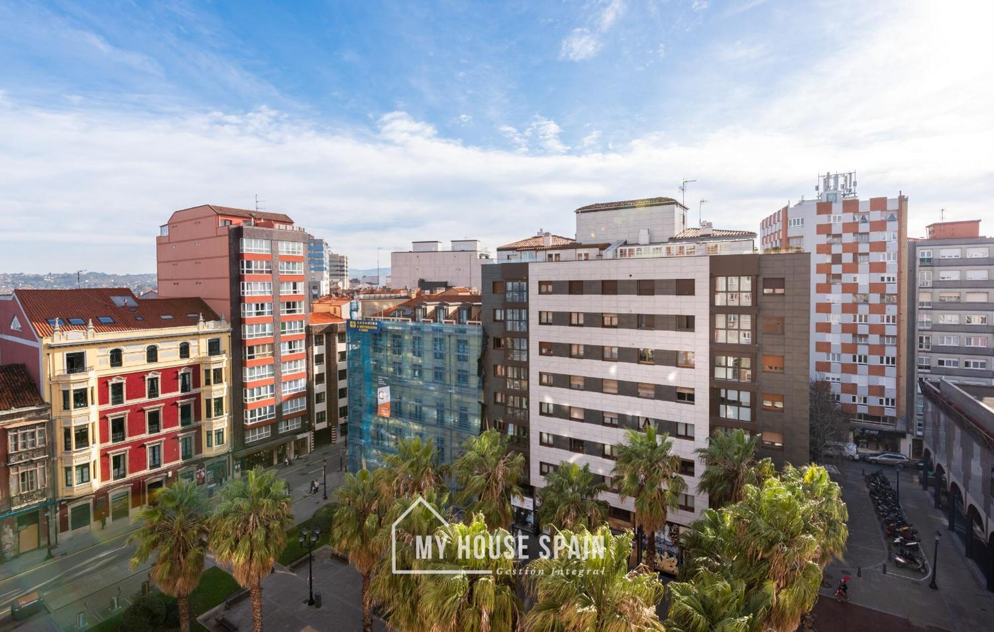 Myhousespain - Radiante Piso Junto A La Playa Gijon Bagian luar foto
